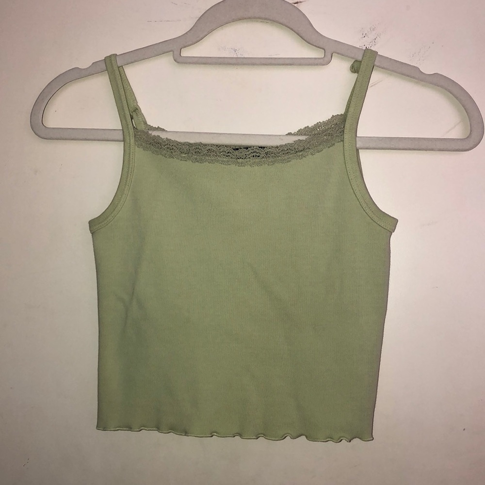 Brandy Melville Green Tank Top